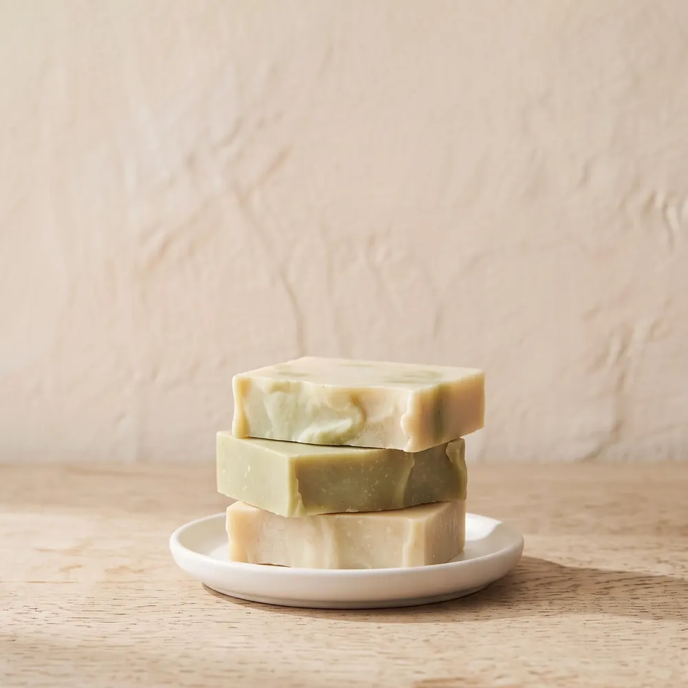 Olive-oil soap, three bars